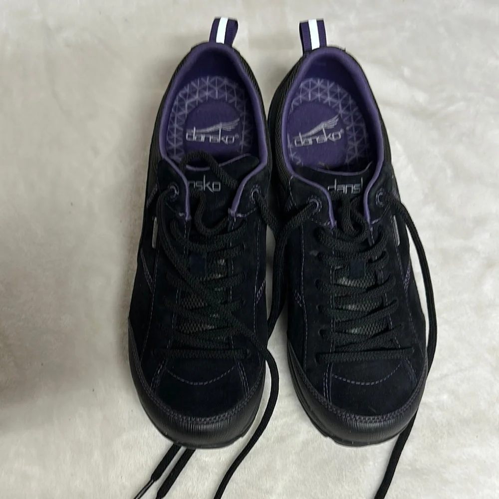 Dansko Black and Purple Athletic Shoes